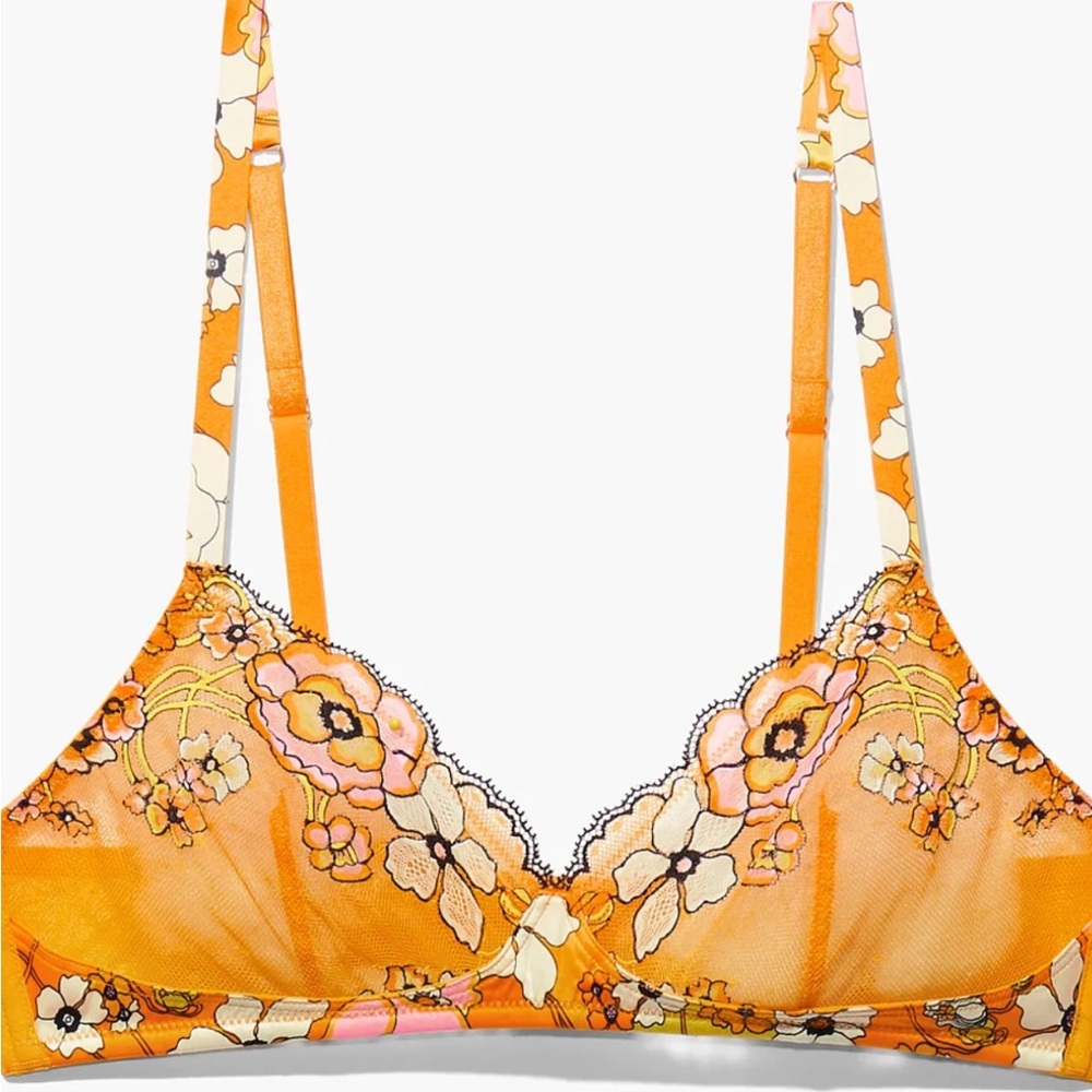 NWT Savage X Fenty MOD POPPY LACE BRALETTE